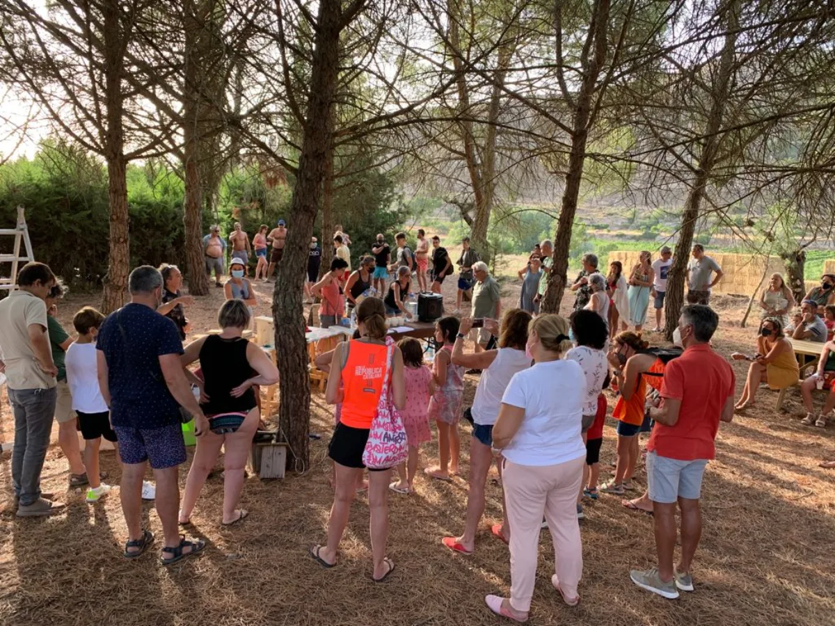 Trobada de ViuGuimerà al bosc de pins
