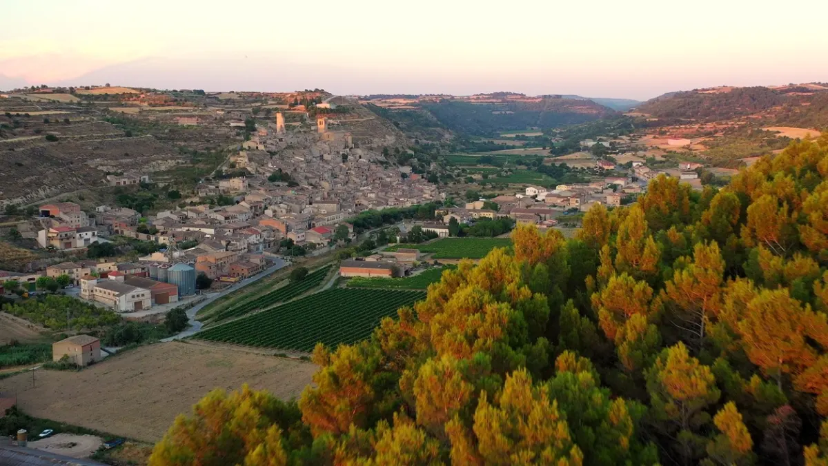 Panoràmica de Guimerà, vila de la Trail Tros